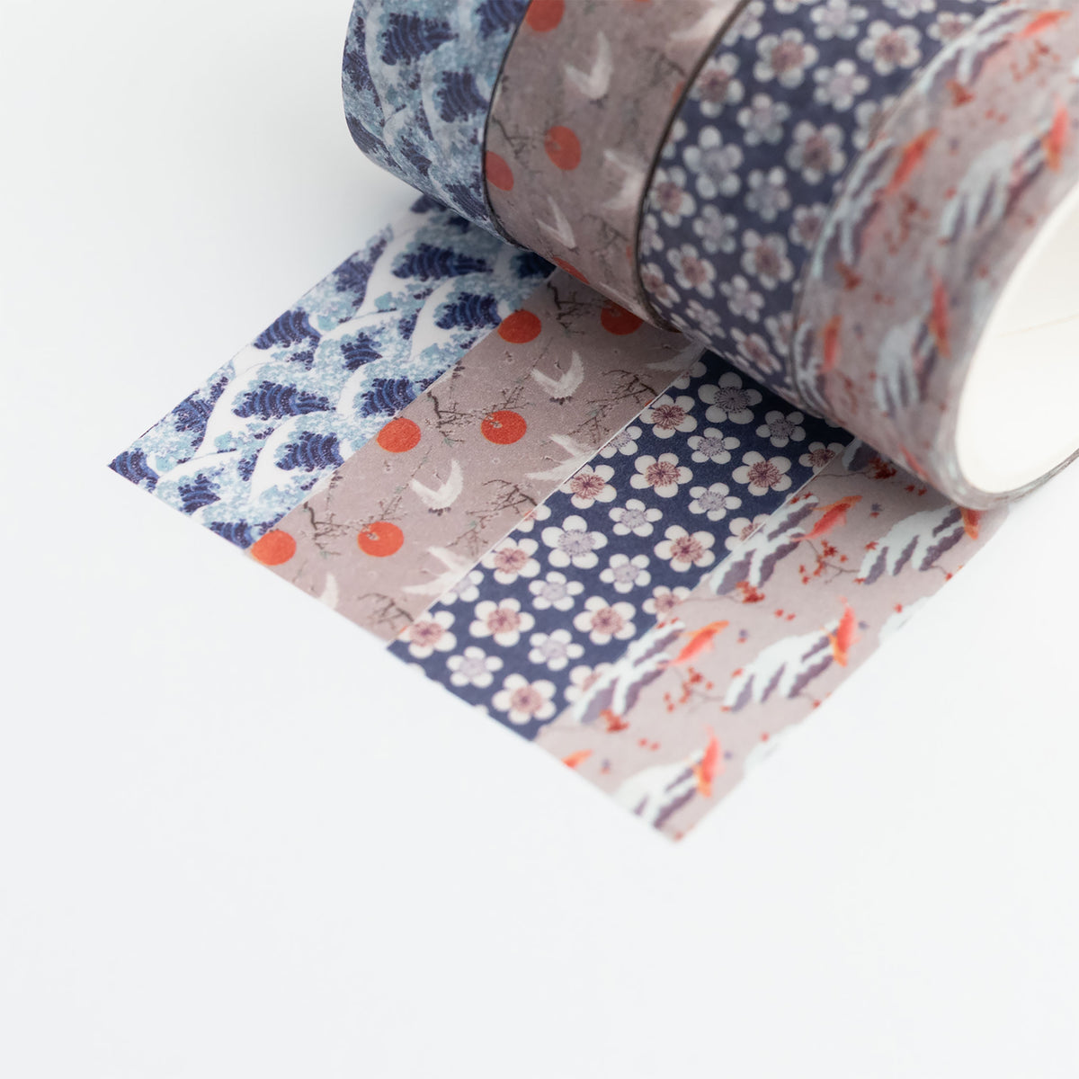 Product image The Great Wave off Kanagawa - Katsushika Hokusai Washi Tapes 4-piece Set