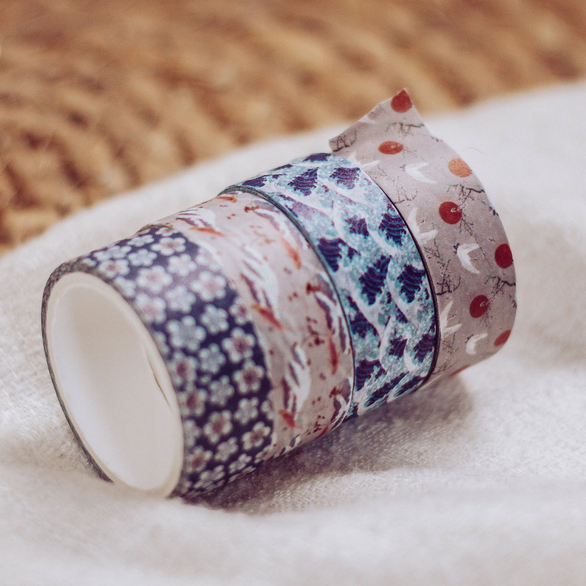 Immagine del prodotto La grande onda di Kanagawa - Katsushika Hokusai Washi Tapes Set di 4