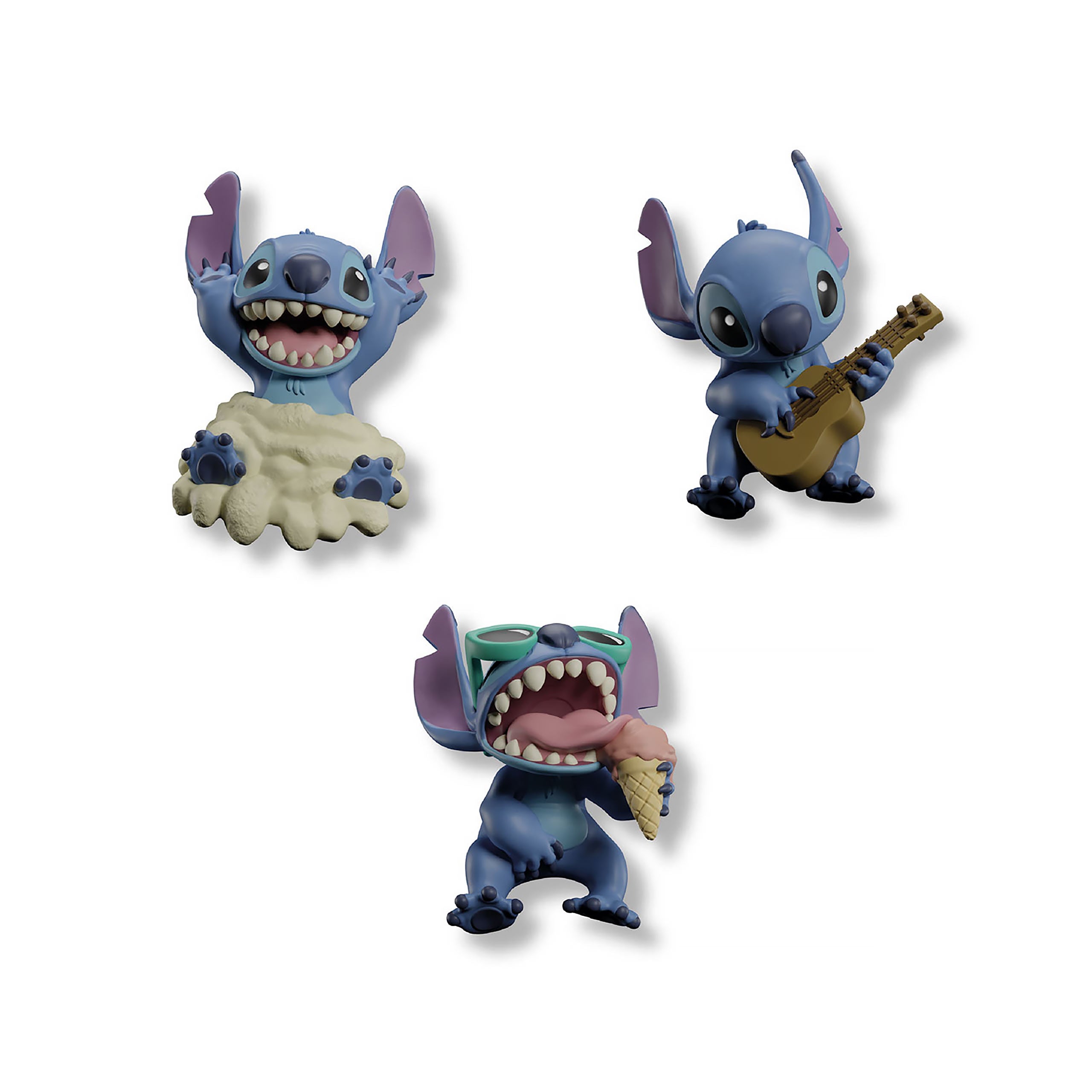 Immagine del prodotto Set di 3 magneti Stitch - Lilo & Stitch