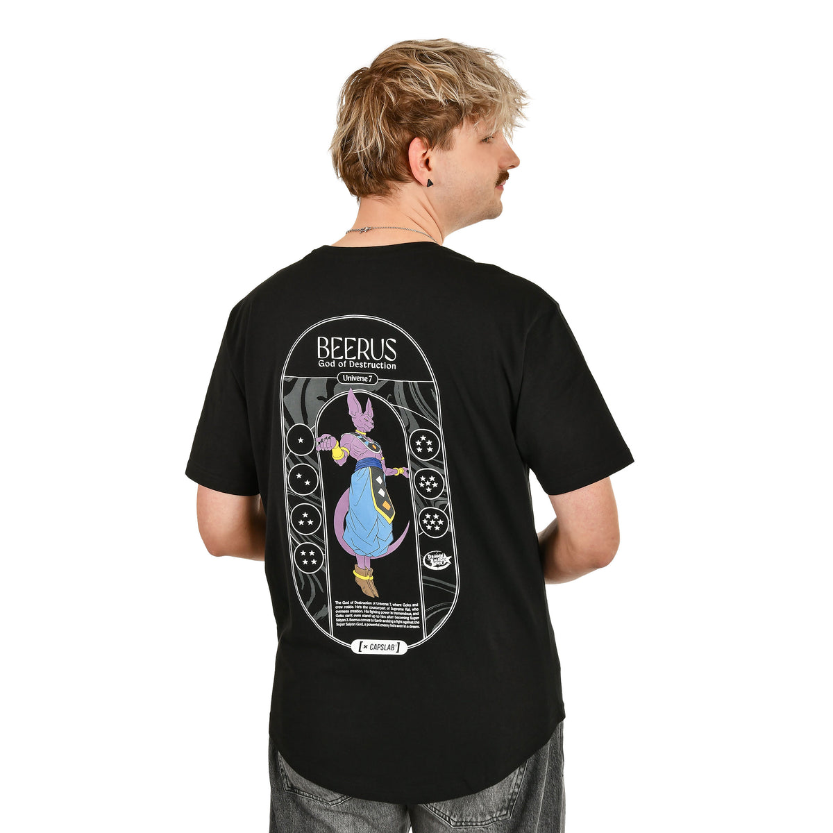 Immagine del prodotto Dragon Ball Super - T-shirt Beerus Dio della Distruzione nera
