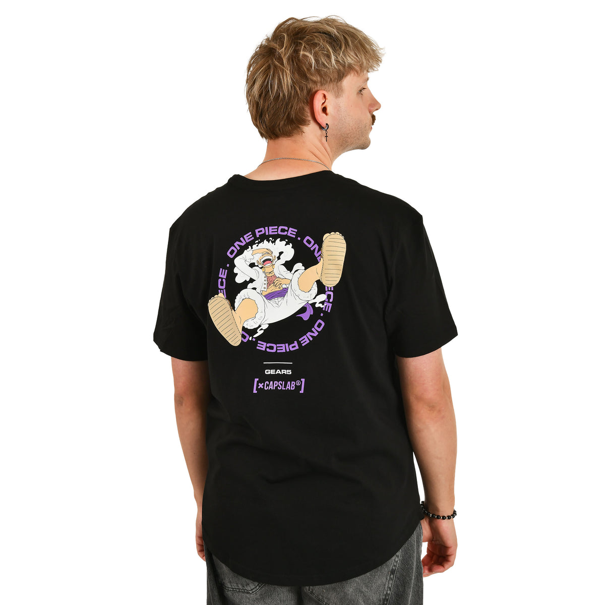 Immagine del prodotto One Piece - Monkey D. Luffy Gear 5 T-Shirt Capslab nera