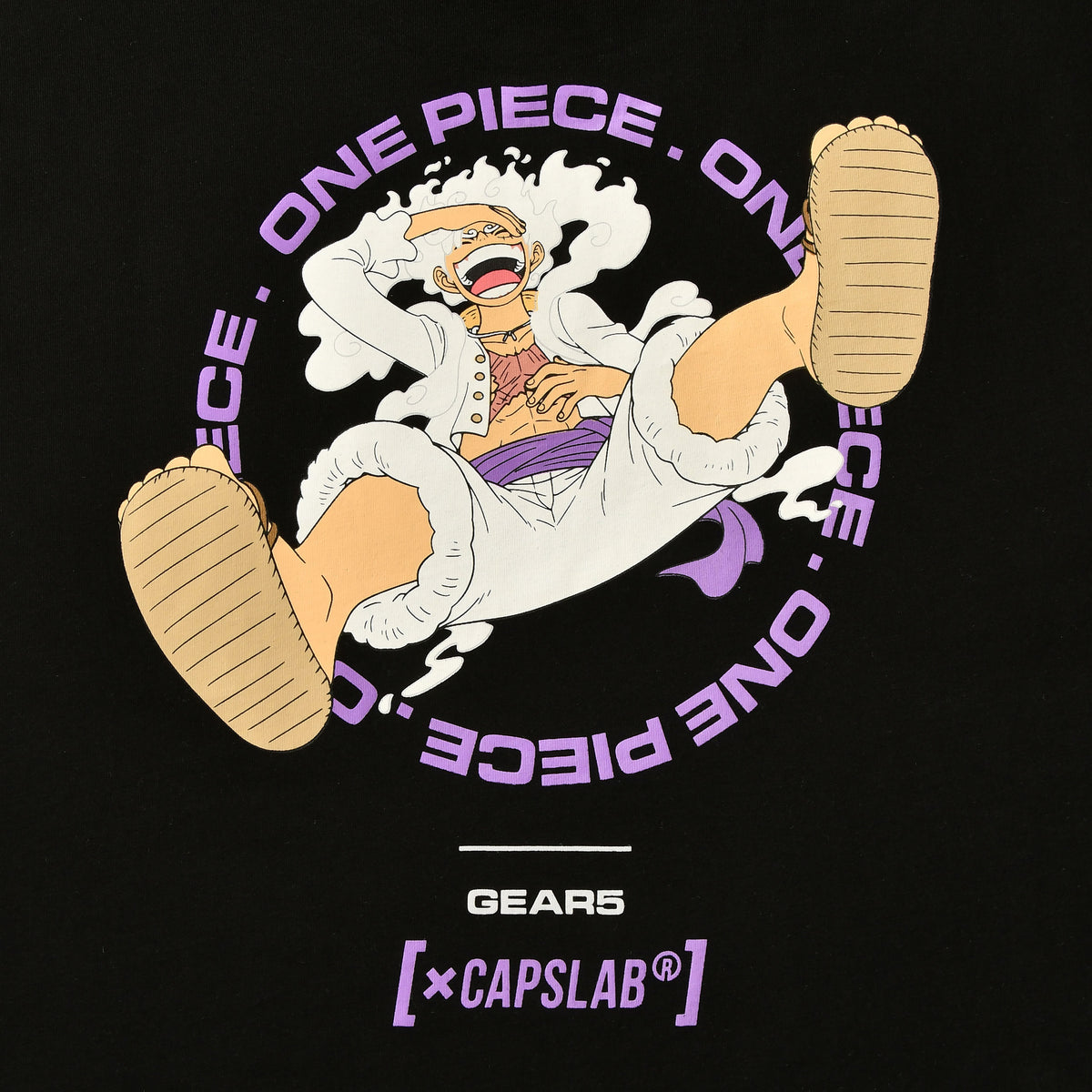 Immagine del prodotto One Piece - Monkey D. Luffy Gear 5 T-Shirt Capslab nera
