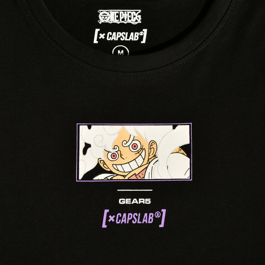 Immagine del prodotto One Piece - Monkey D. Luffy Gear 5 T-Shirt Capslab nera