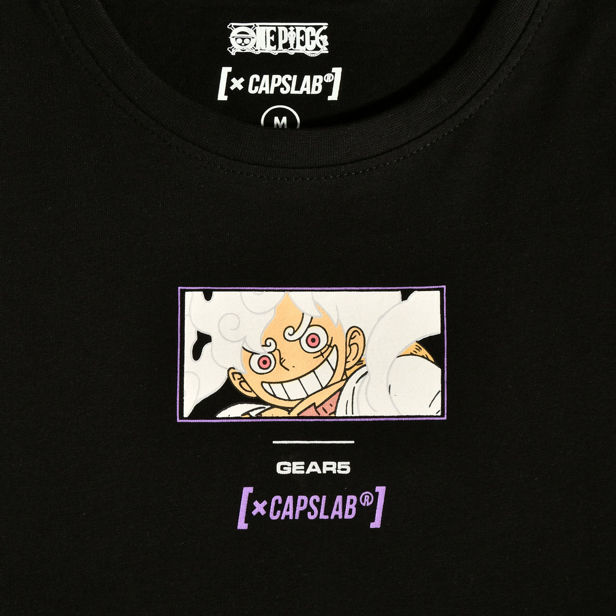 Immagine del prodotto One Piece - Monkey D. Luffy Gear 5 T-Shirt Capslab nera