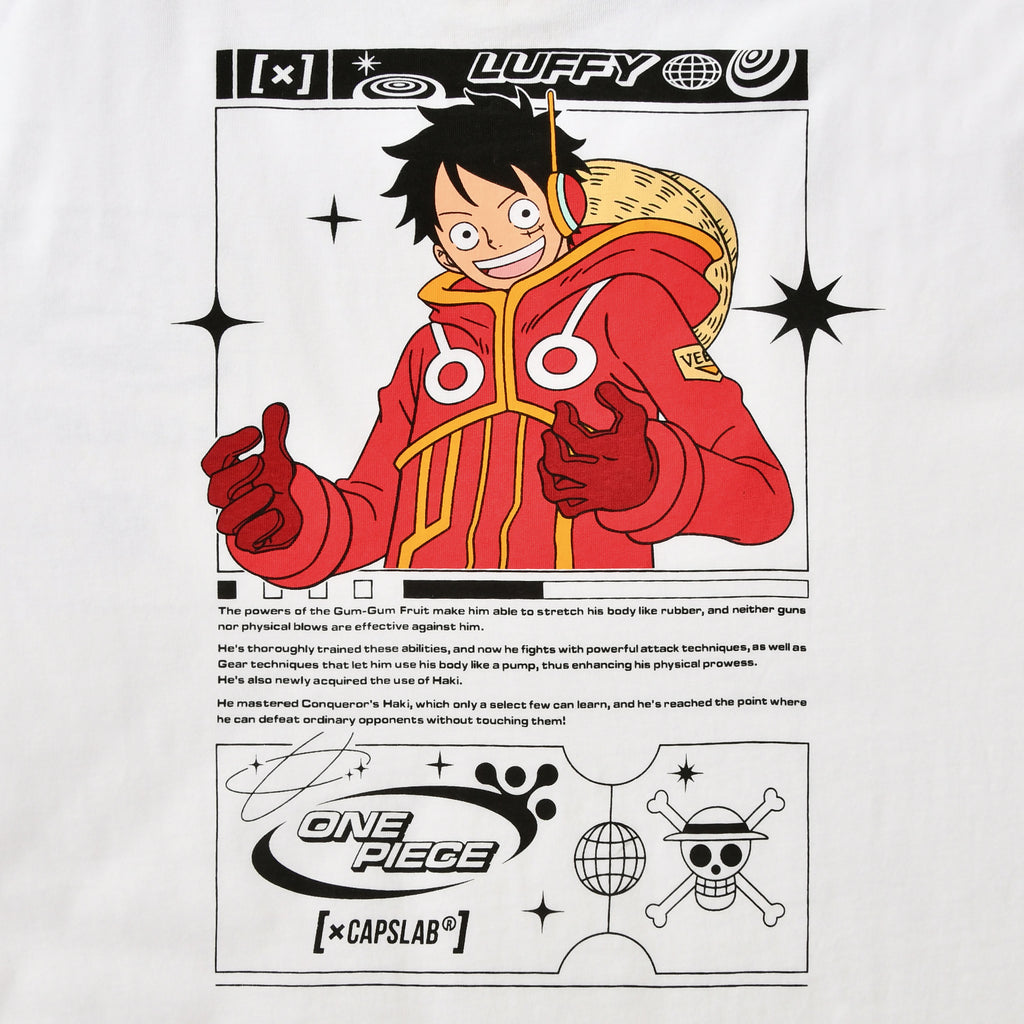 Immagine del prodotto One Piece - Luffy Capslab T-shirt oversize bianca