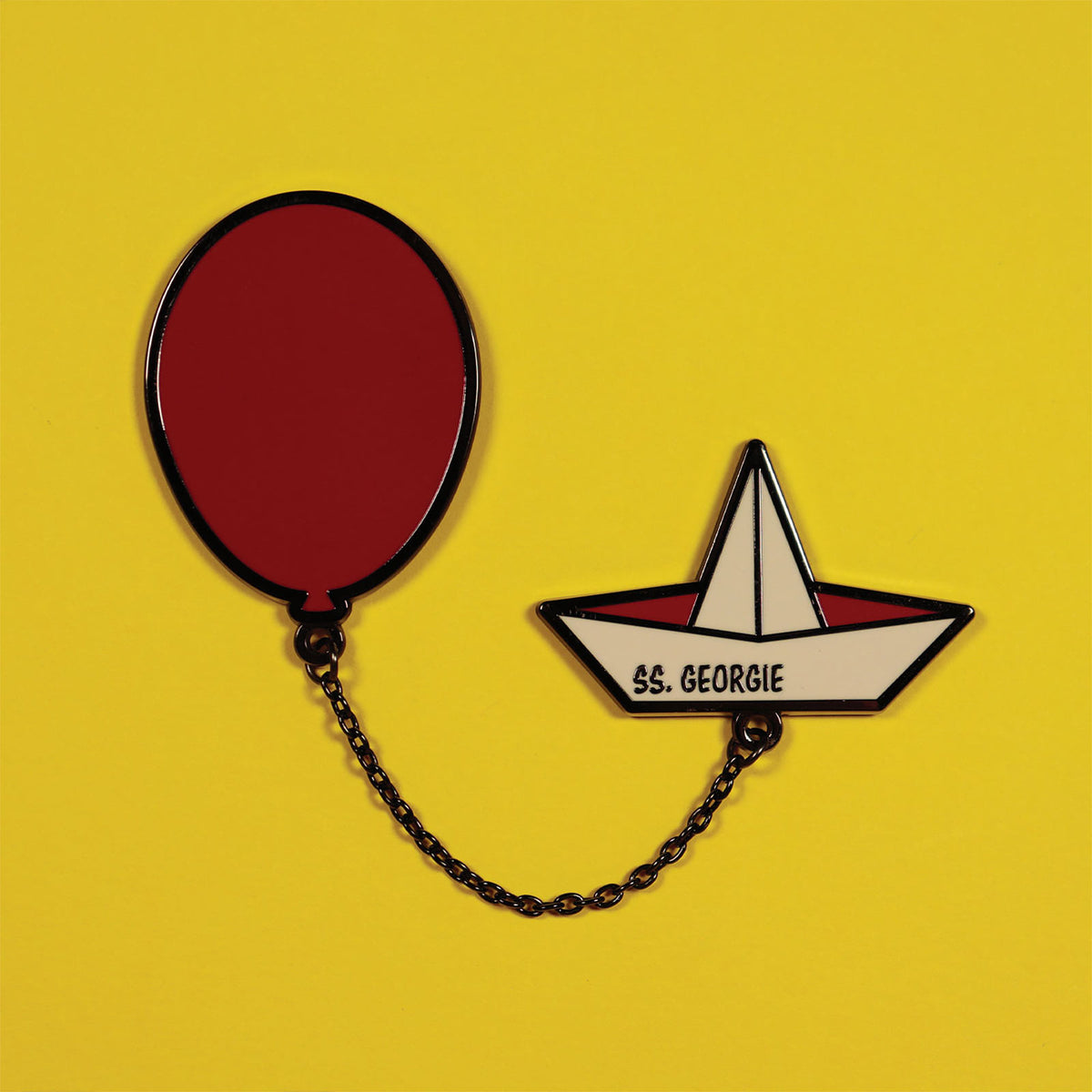 Immagine del prodotto IT di Stephen King - Set di Spille Palloncino e Barca
