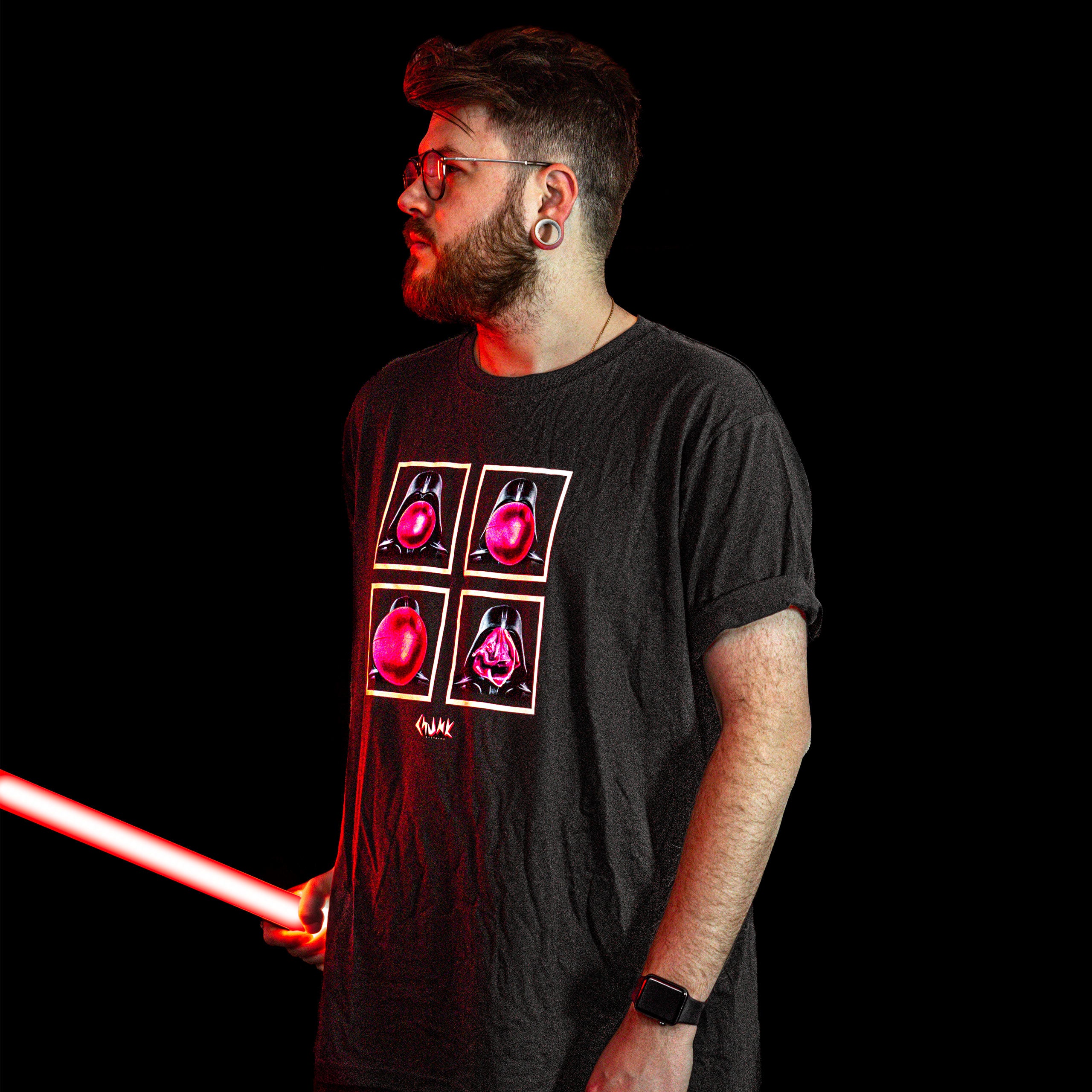 Immagine del prodotto T-shirt Dark Bubble per i fan di Star Wars Nero