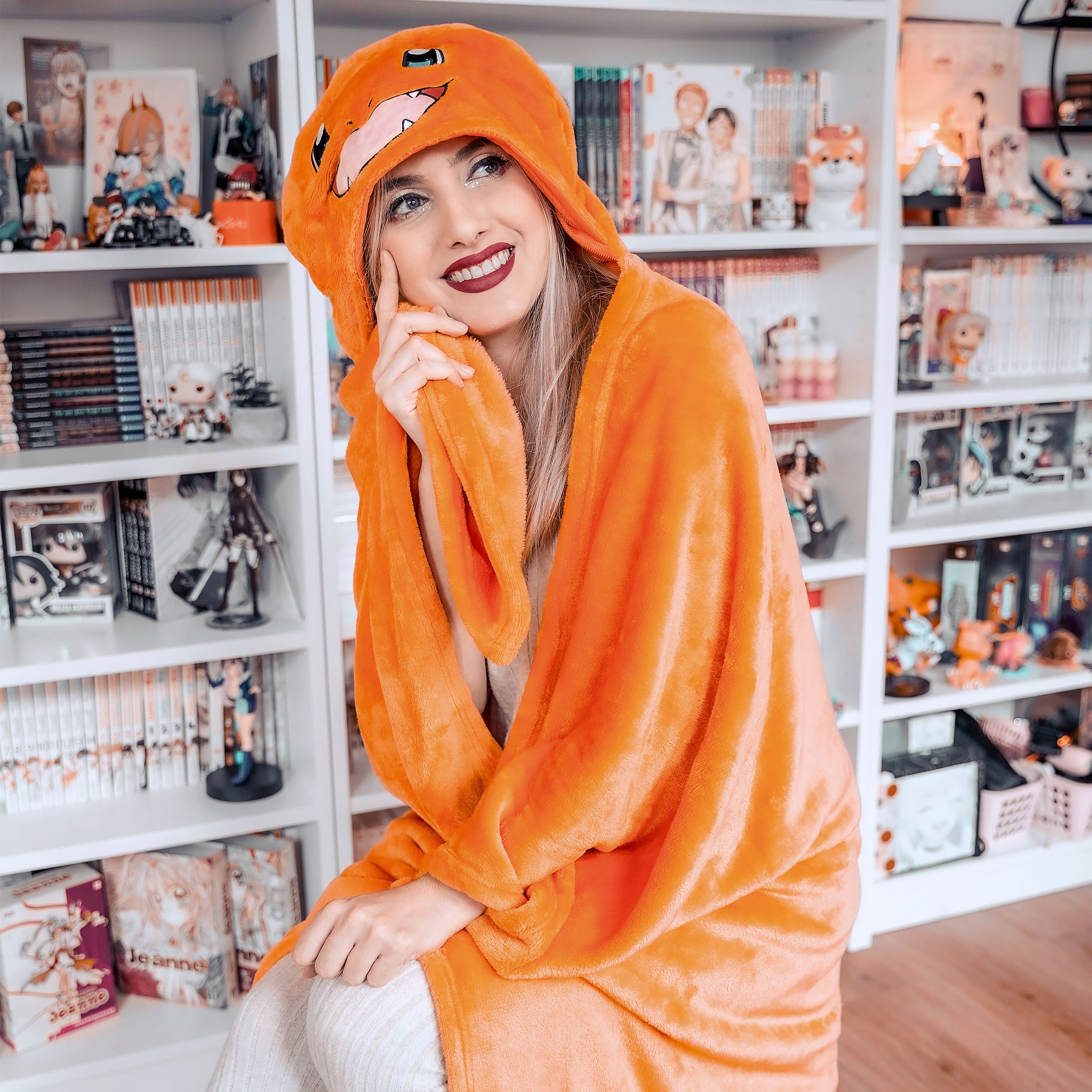 Immagine del prodotto Pokemon - Coperta con cappuccio Charmander