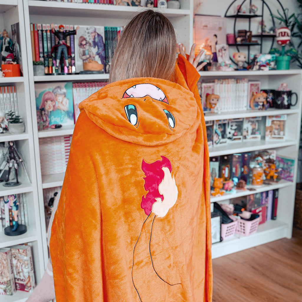 Immagine del prodotto Pokemon - Coperta con cappuccio Charmander