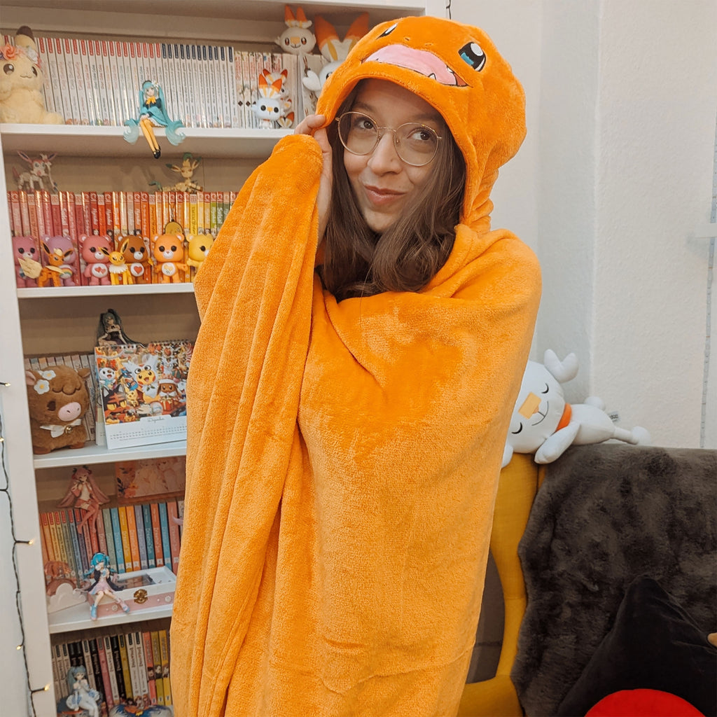 Immagine del prodotto Pokemon - Coperta con cappuccio Charmander