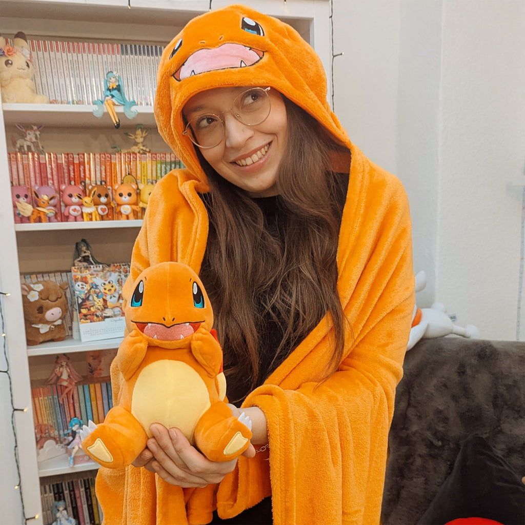 Immagine del prodotto Pokemon - Coperta con cappuccio Charmander