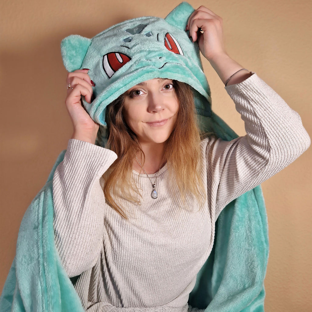 Immagine del prodotto Pokemon - Coperta con cappuccio Bulbasaur