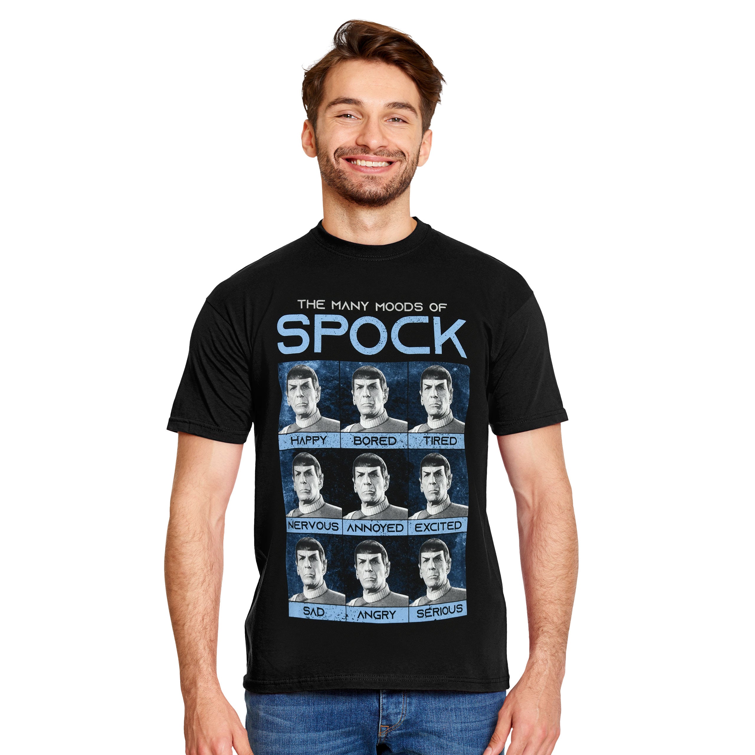 Immagine del prodotto Star Trek - T-shirt nera Many Mood of Spock