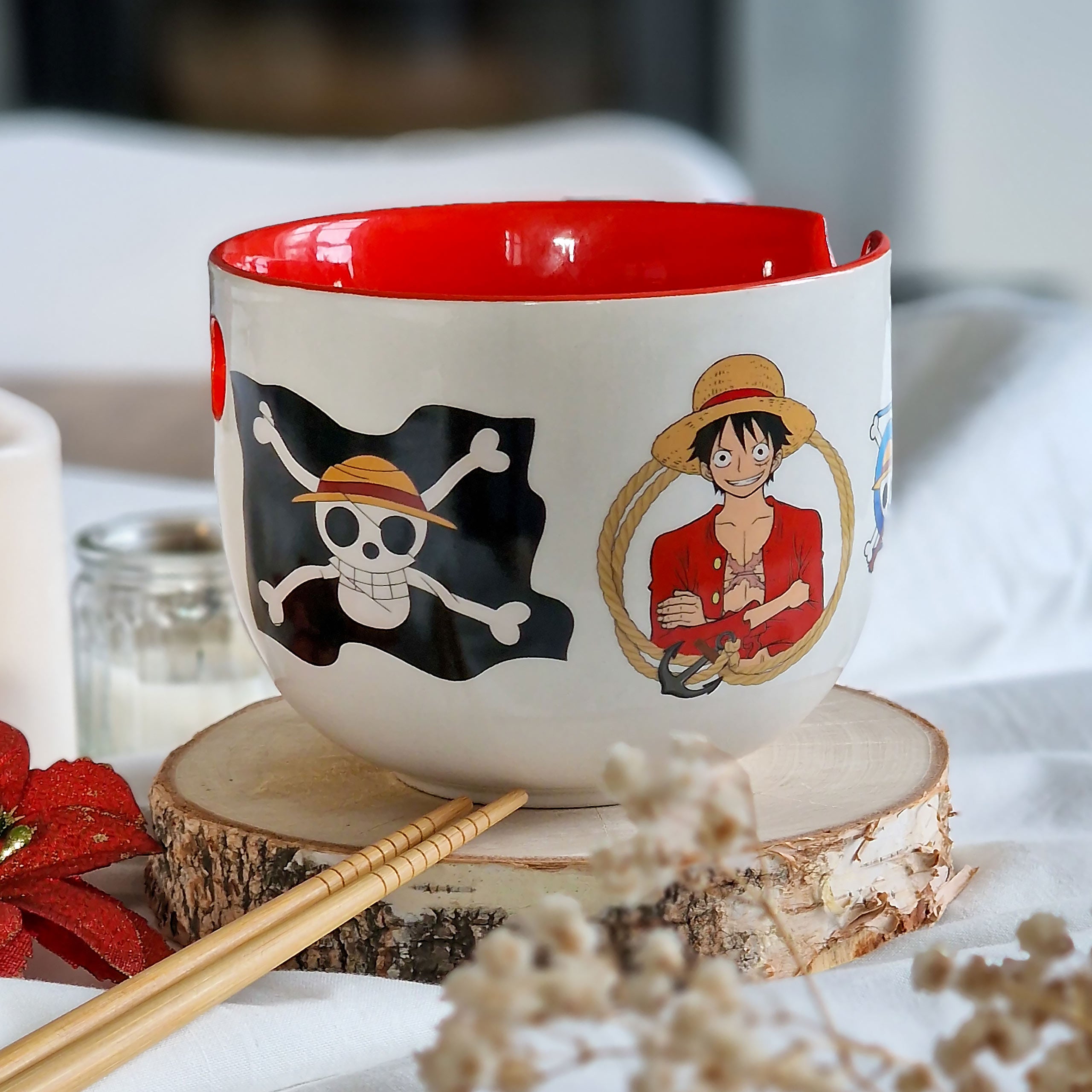 Immagine del prodotto One Piece - Ciotola da Ramen Monkey D. Luffy con Bacchette