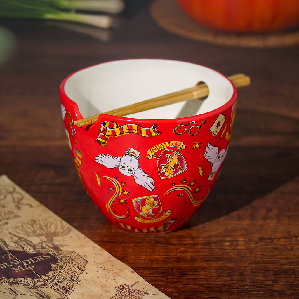 Immagine del prodotto Ciotola Ramen Simboli Magici con Bacchette - Harry Potter