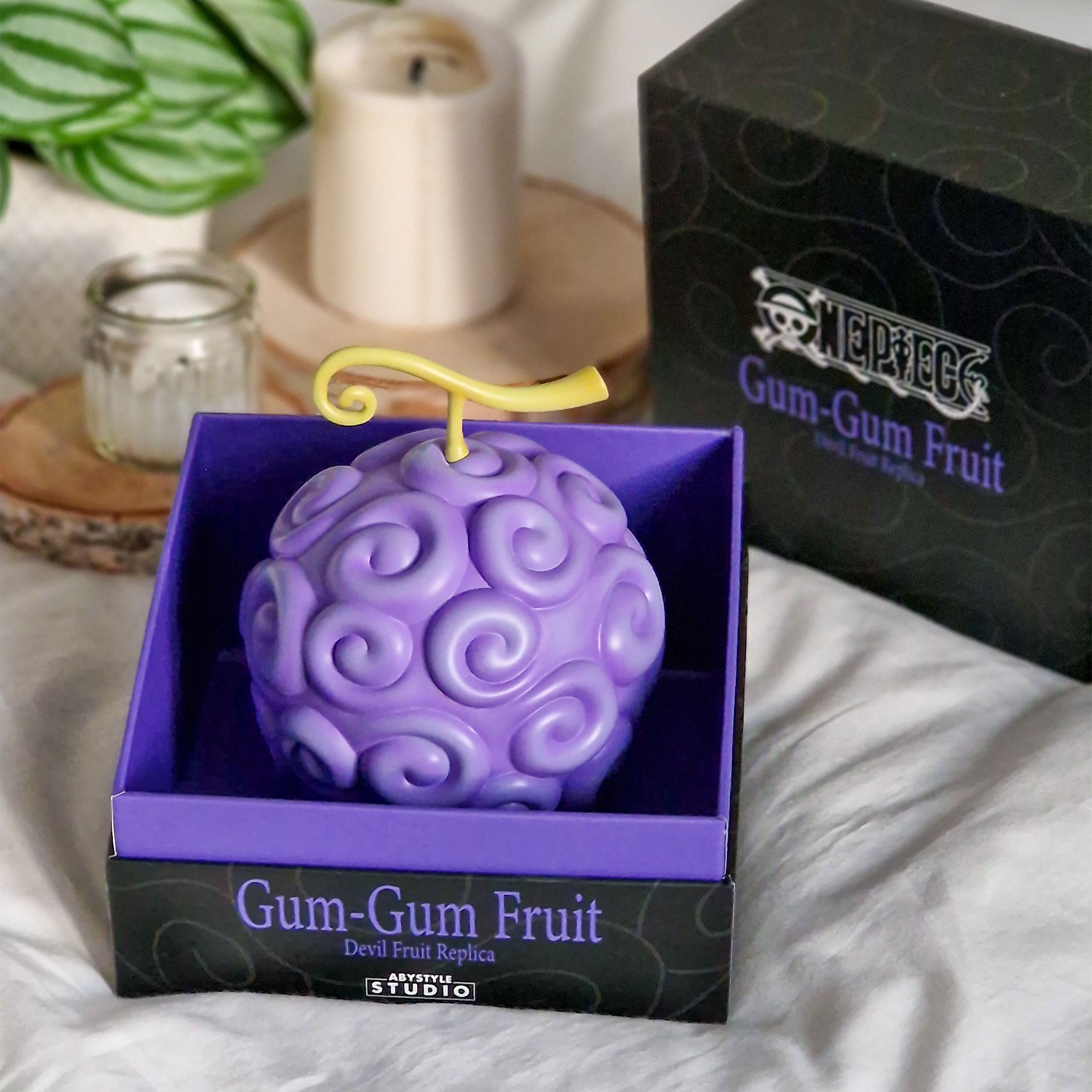 Immagine del prodotto Replica del Frutto del Diavolo Gomu Gomu in confezione regalo - One Piece
