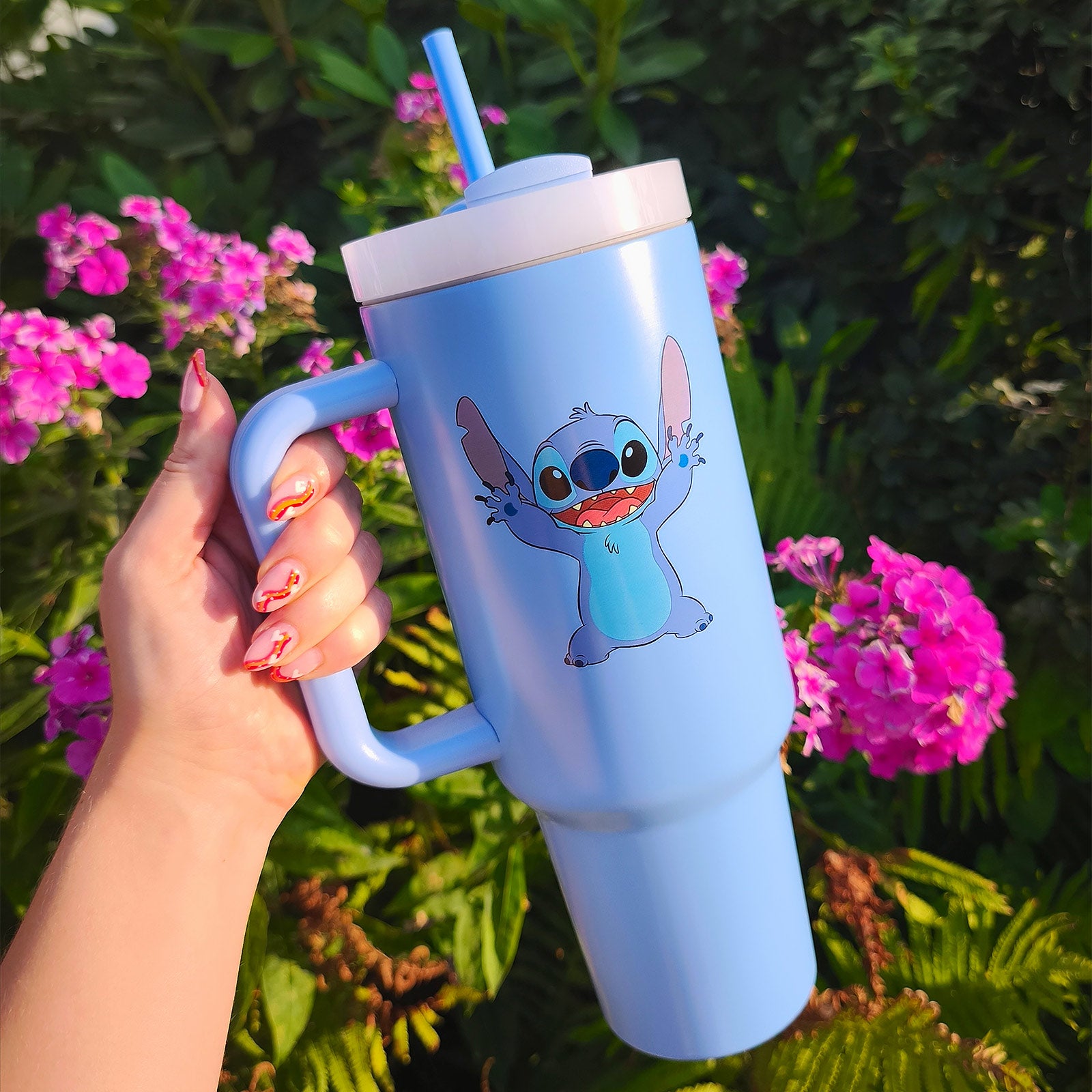 Immagine del prodotto Bicchiere Stitch To Go con cannucce - Lilo & Stitch