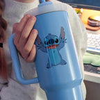 Immagine del prodotto Bicchiere Stitch To Go con cannucce - Lilo & Stitch