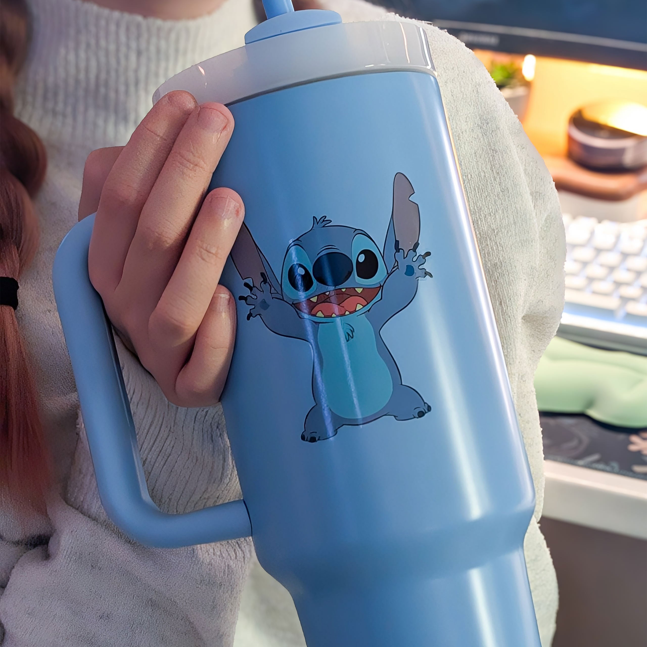 Immagine del prodotto Bicchiere Stitch To Go con cannucce - Lilo & Stitch