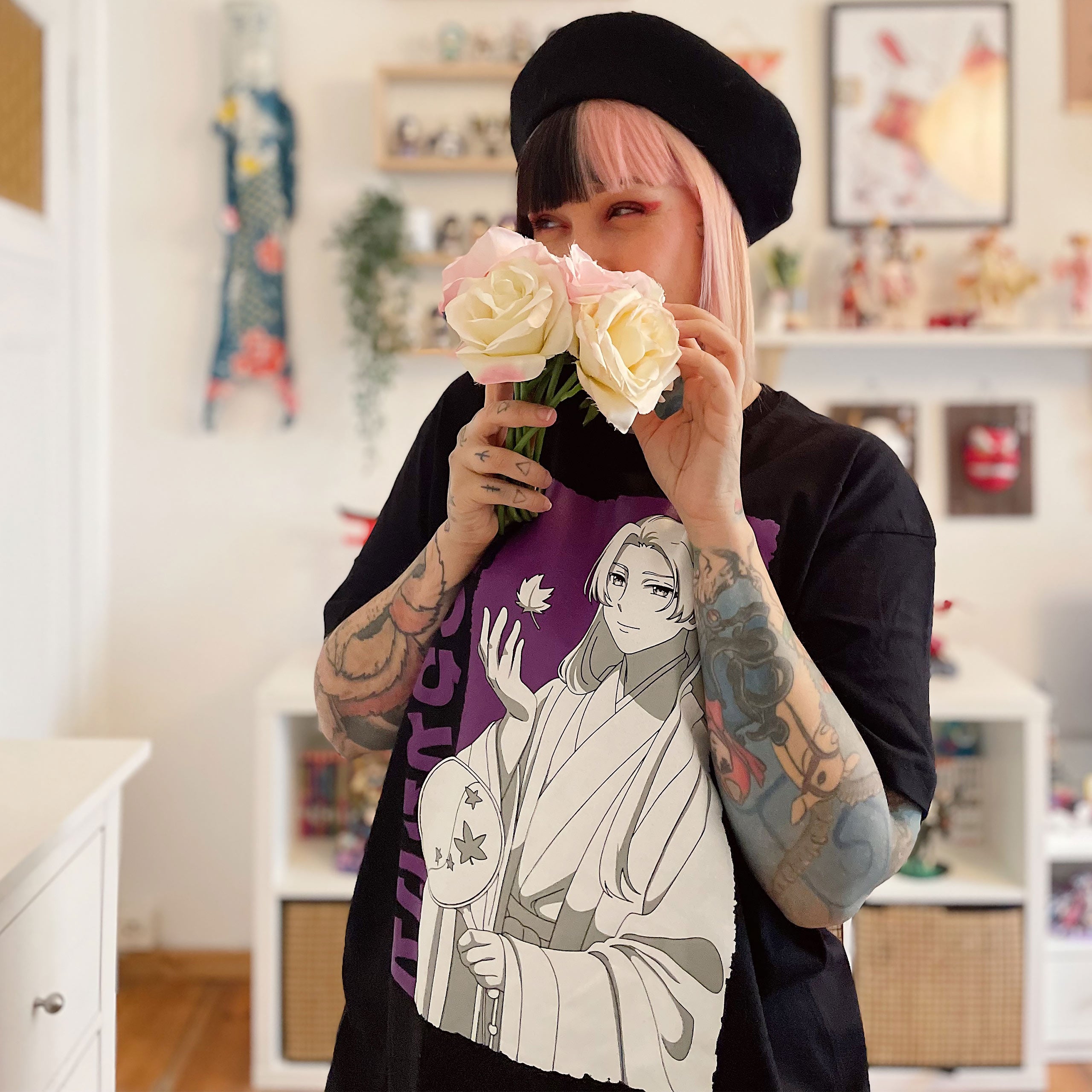 Immagine del prodotto T-shirt con Jinshi per i fan dei Diari dell'Erborista