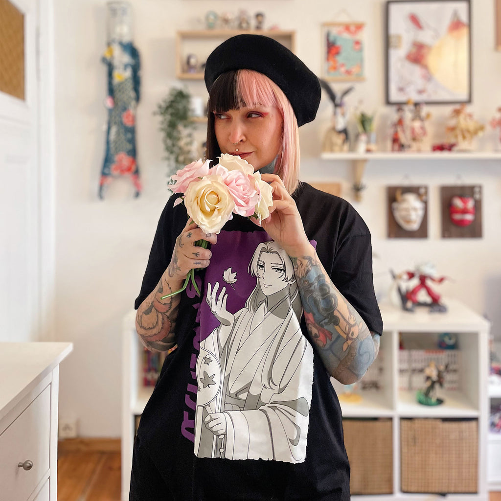 Immagine del prodotto T-shirt con Jinshi per i fan dei Diari dell'Erborista