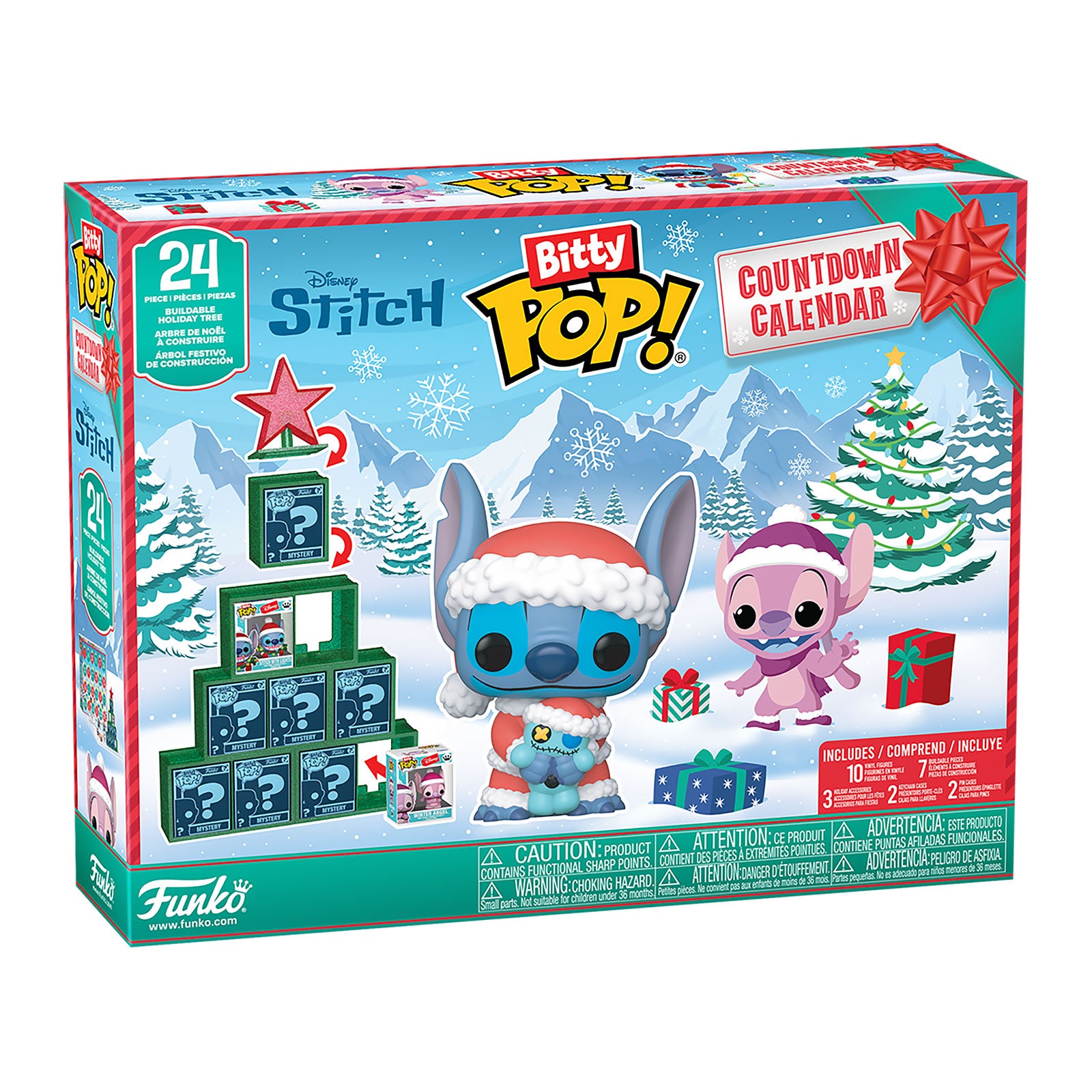 Immagine del prodotto Calendario dell’Avvento Stitch Holiday Bitty Pop Funko - Lilo & Stitch