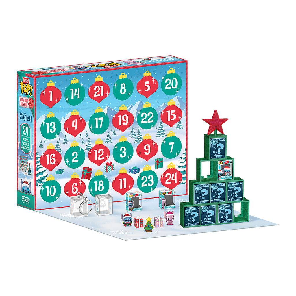 Immagine del prodotto Calendario dell’Avvento Stitch Holiday Bitty Pop Funko - Lilo & Stitch