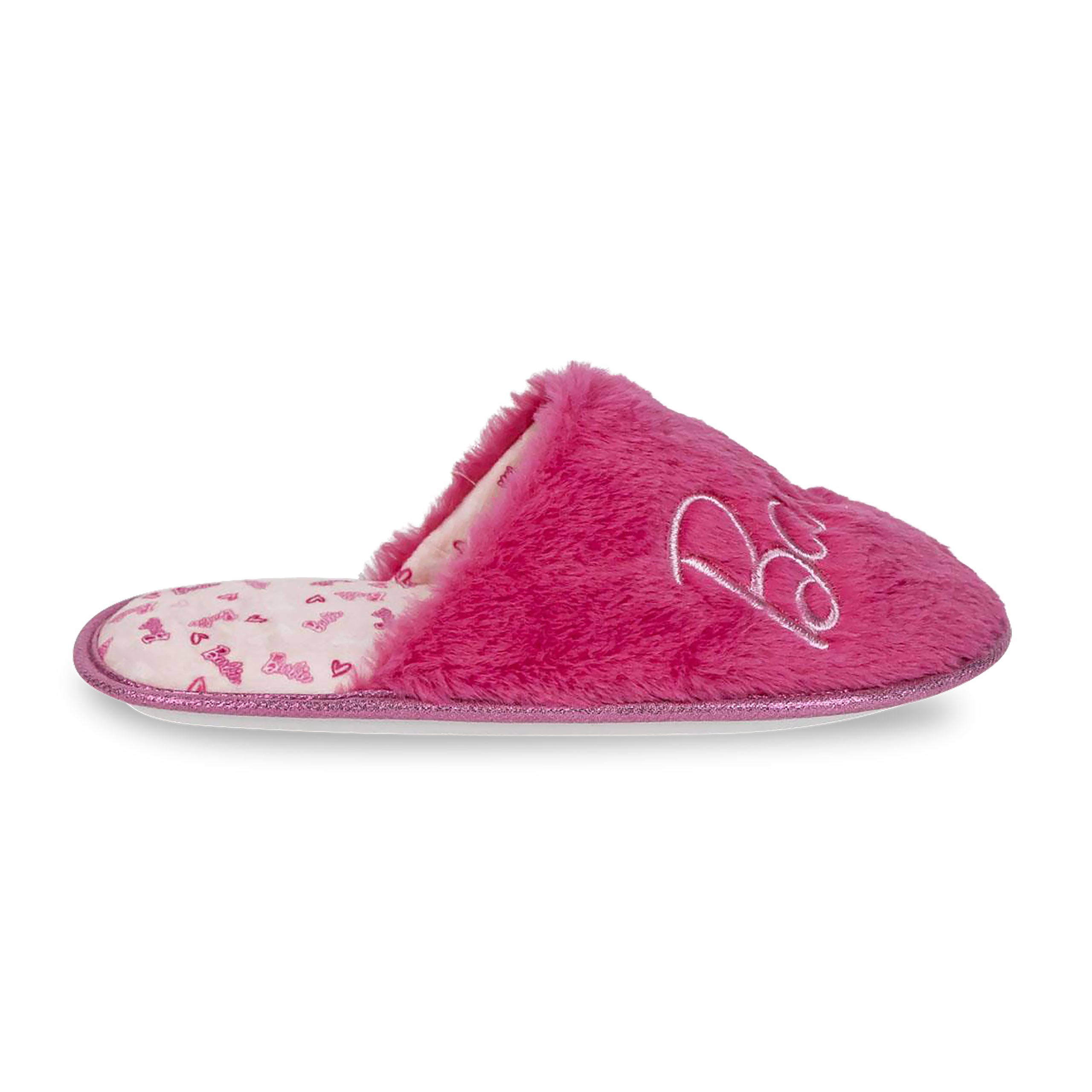 Immagine del prodotto Barbie - Pantofole in peluche con logo