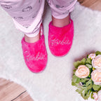 Immagine del prodotto Barbie - Pantofole in peluche con logo