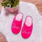 Immagine del prodotto Barbie - Pantofole in peluche con logo