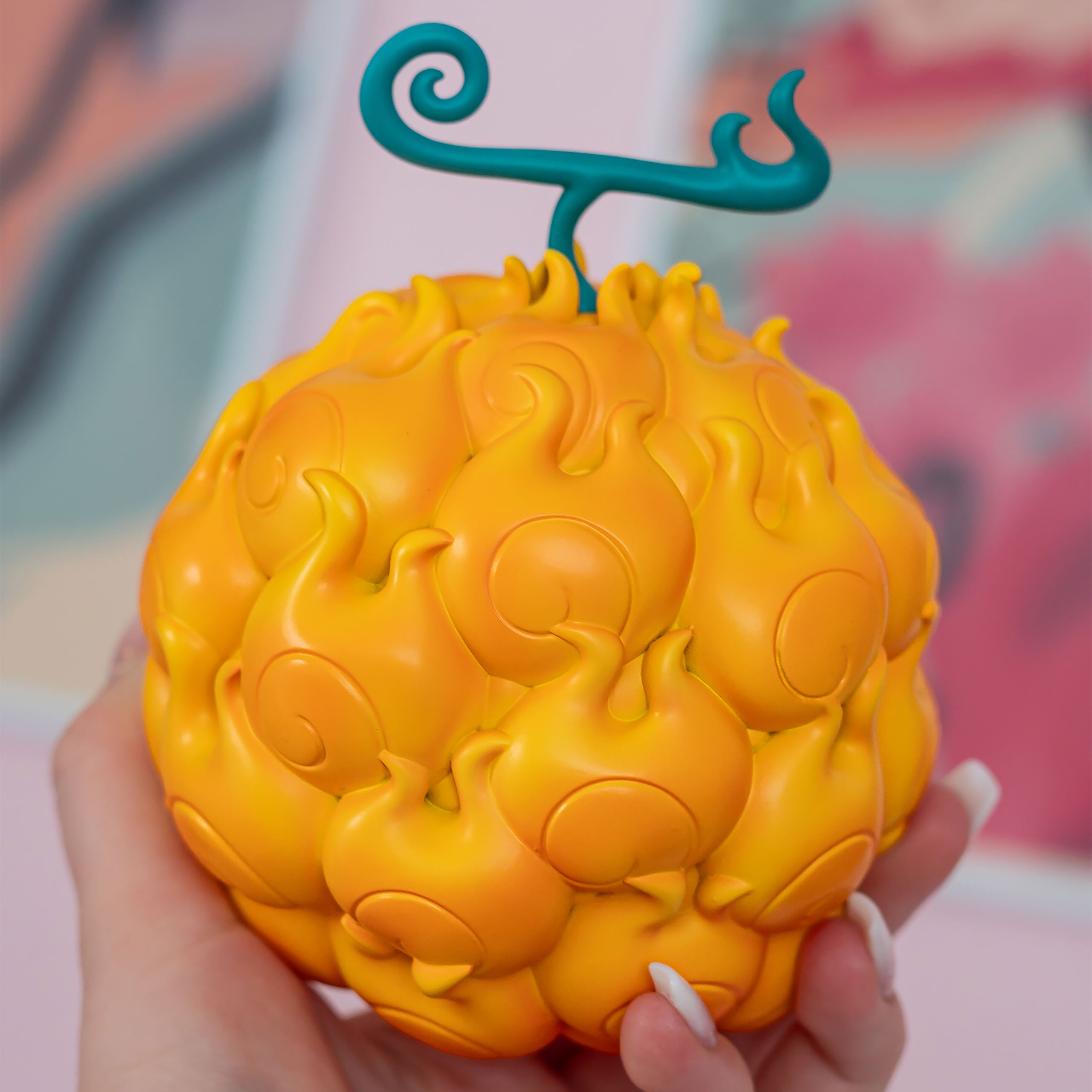 Immagine del prodotto Replica del Frutto del Diavolo Mera Mera in Scatola Regalo - One Piece