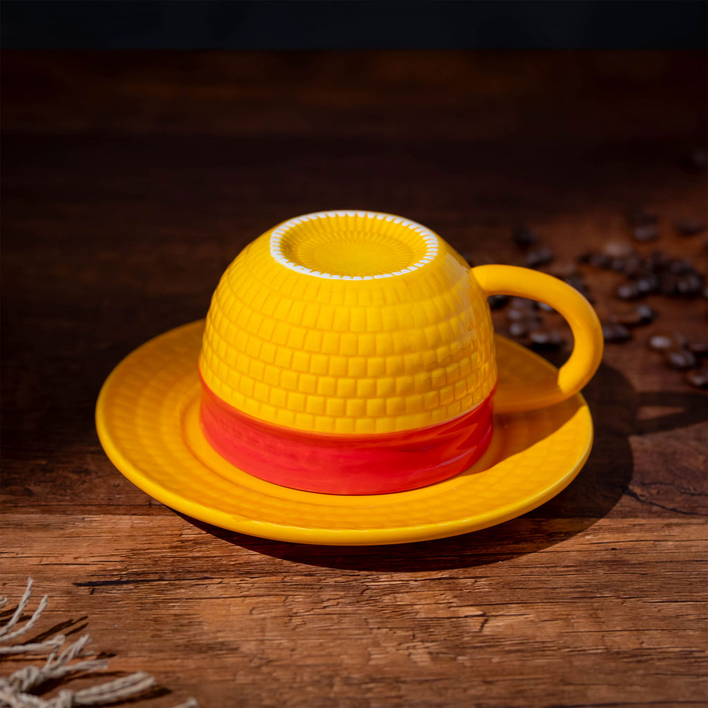 Immagine del prodotto Tazza Cappello di Paglia di Luffy con Piattino - One Piece