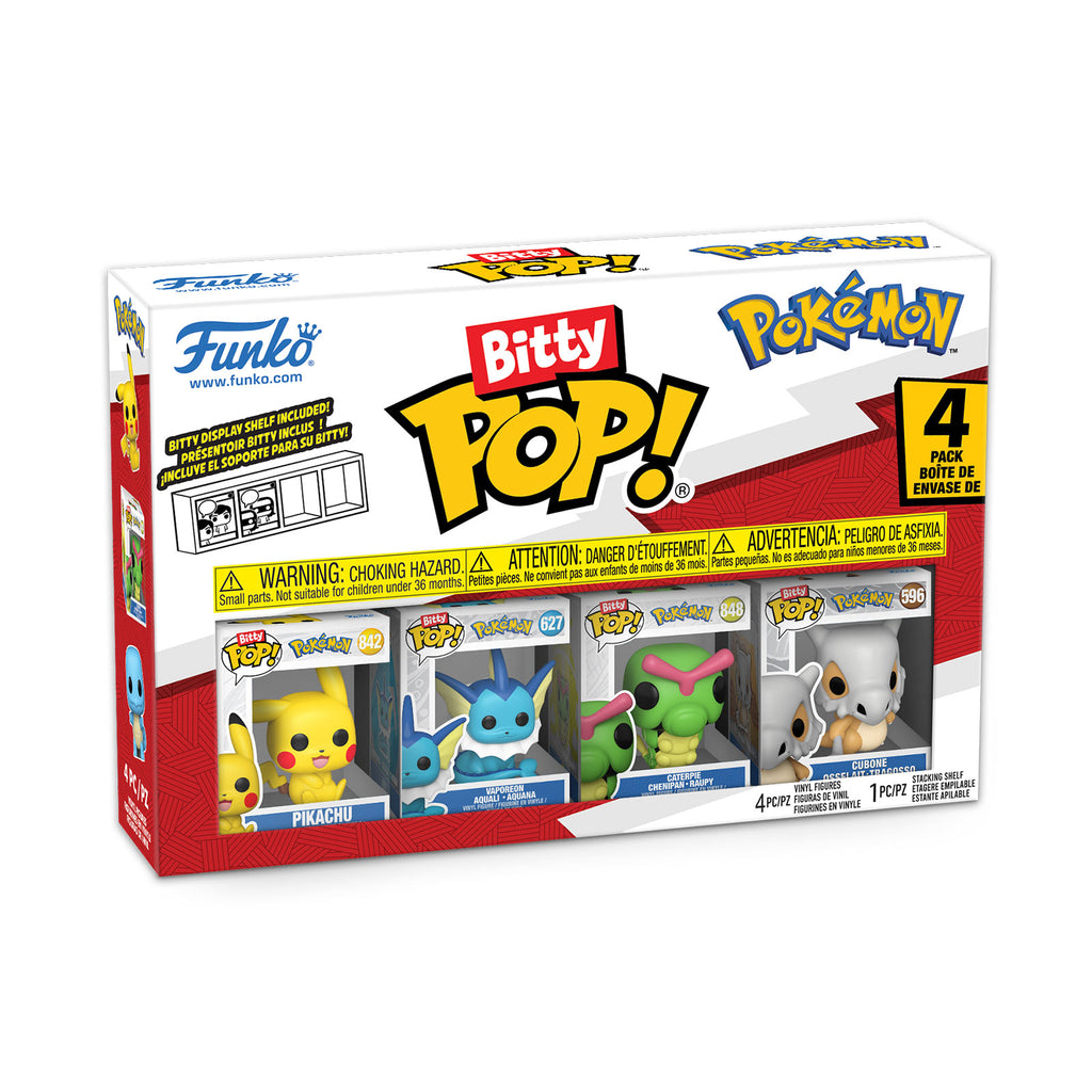 Immagine del prodotto Pokemon - Pikachu e Amici Funko Bitty Pop Set di 4 Figure Serie 1