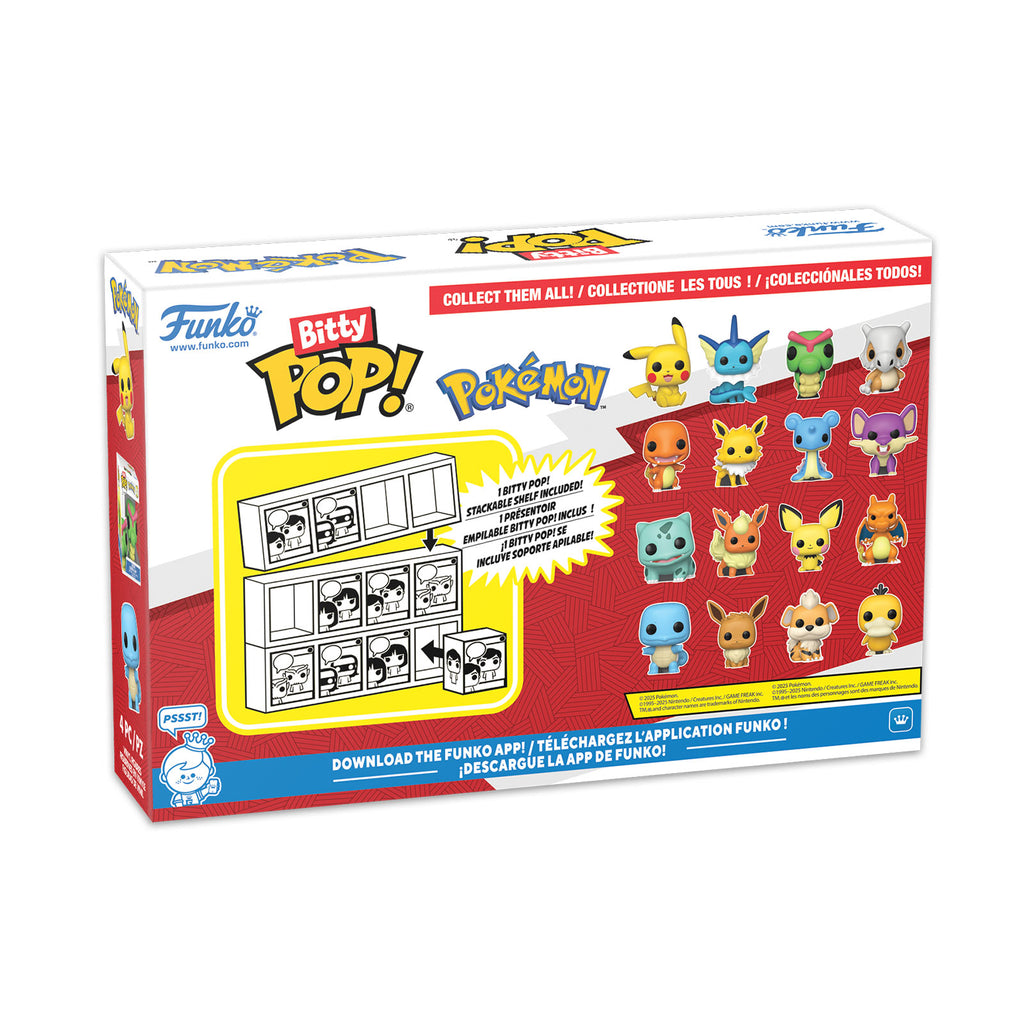 Immagine del prodotto Pokemon - Squirtle e Amici Funko Bitty Pop Set di 4 Figure Serie 4