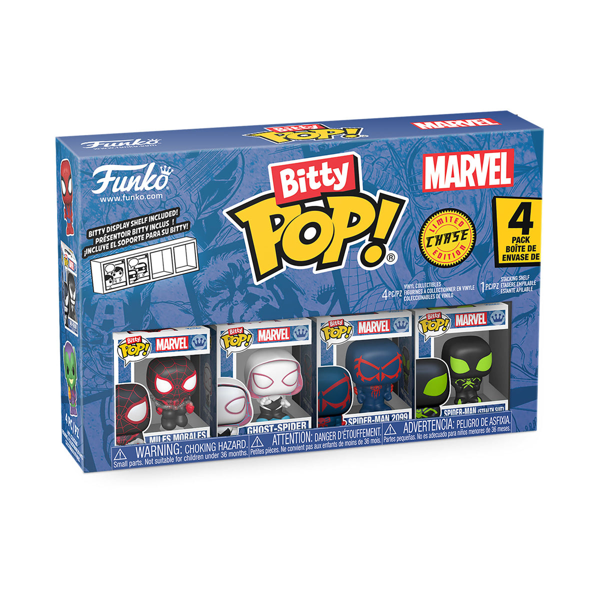 Immagine del prodotto Marvel - Spider-Man Funko Bitty Pop Set di 4 Figure Serie 2