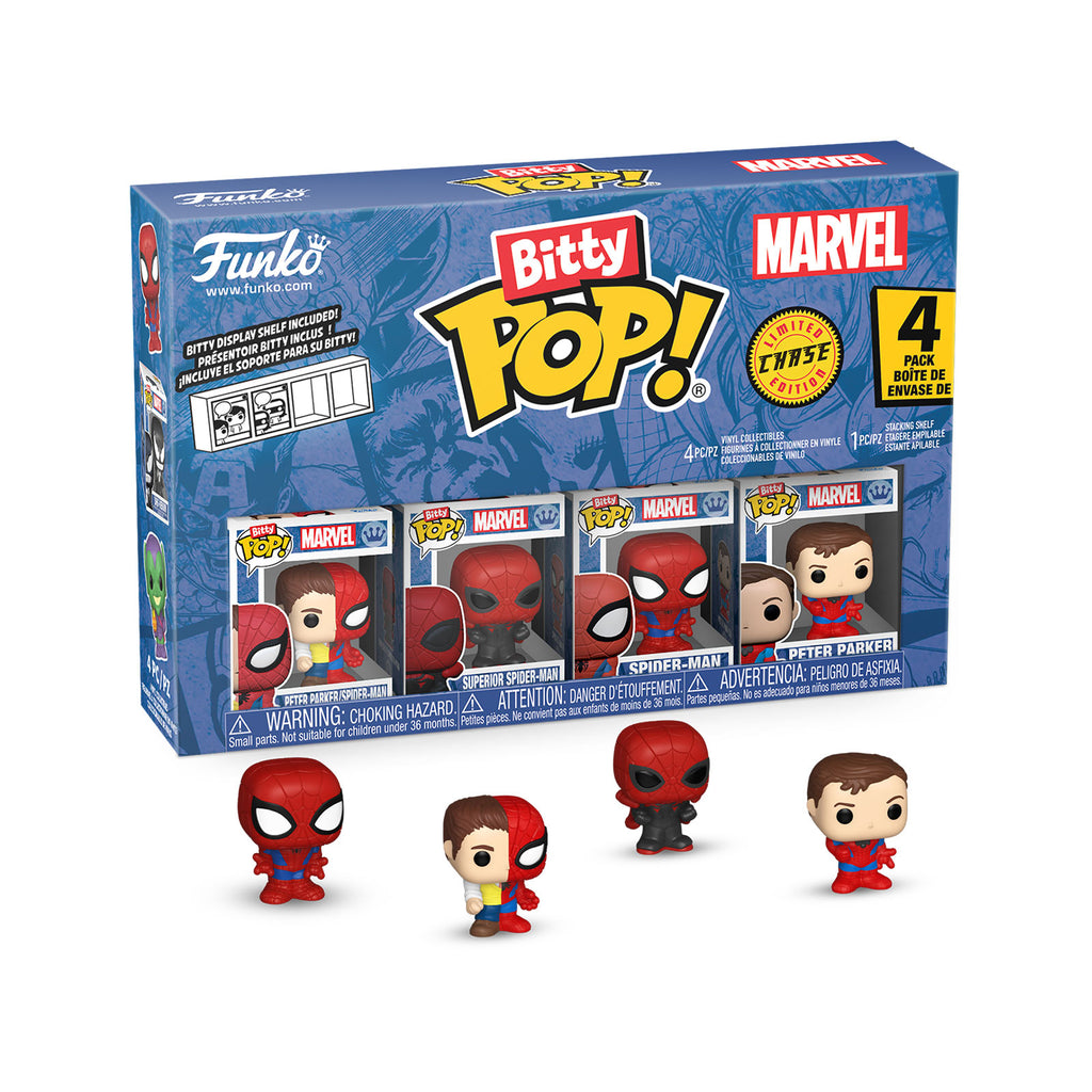 Immagine del prodotto Marvel - Spider-Man Funko Bitty Pop Set di 4 Figure Serie 4