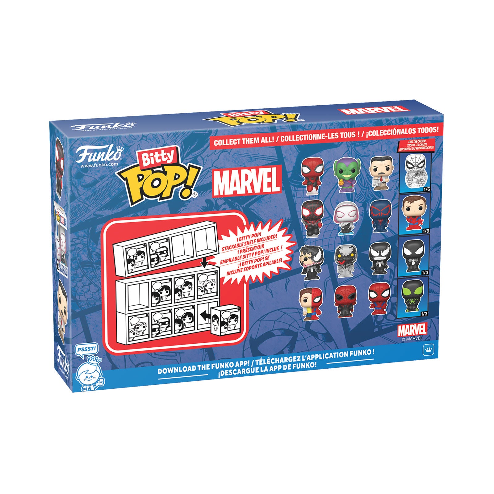 Immagine del prodotto Marvel - Spider-Man Funko Bitty Pop Set di 4 Figure Serie 4