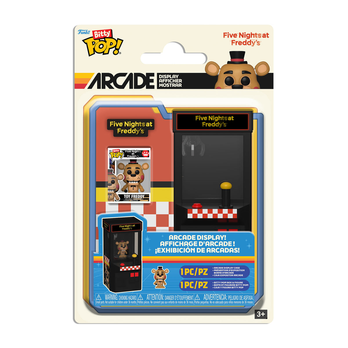 Immagine del prodotto Five Nights at Freddy's - Set di Figure Freddy Funko Bitty Pop Arcade