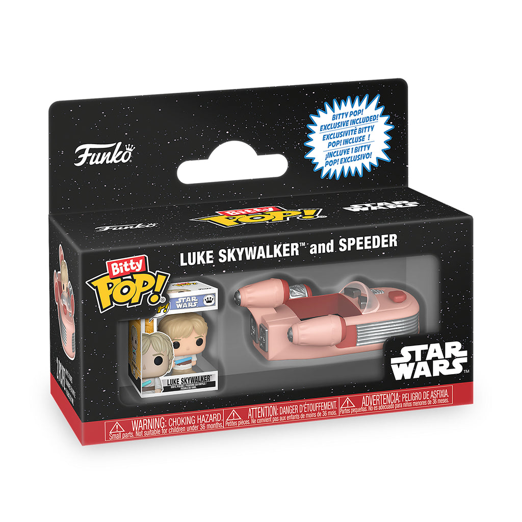 Immagine del prodotto Star Wars - Luke Skywalker con Speeder Funko Bitty Pop Ride Set di Figure