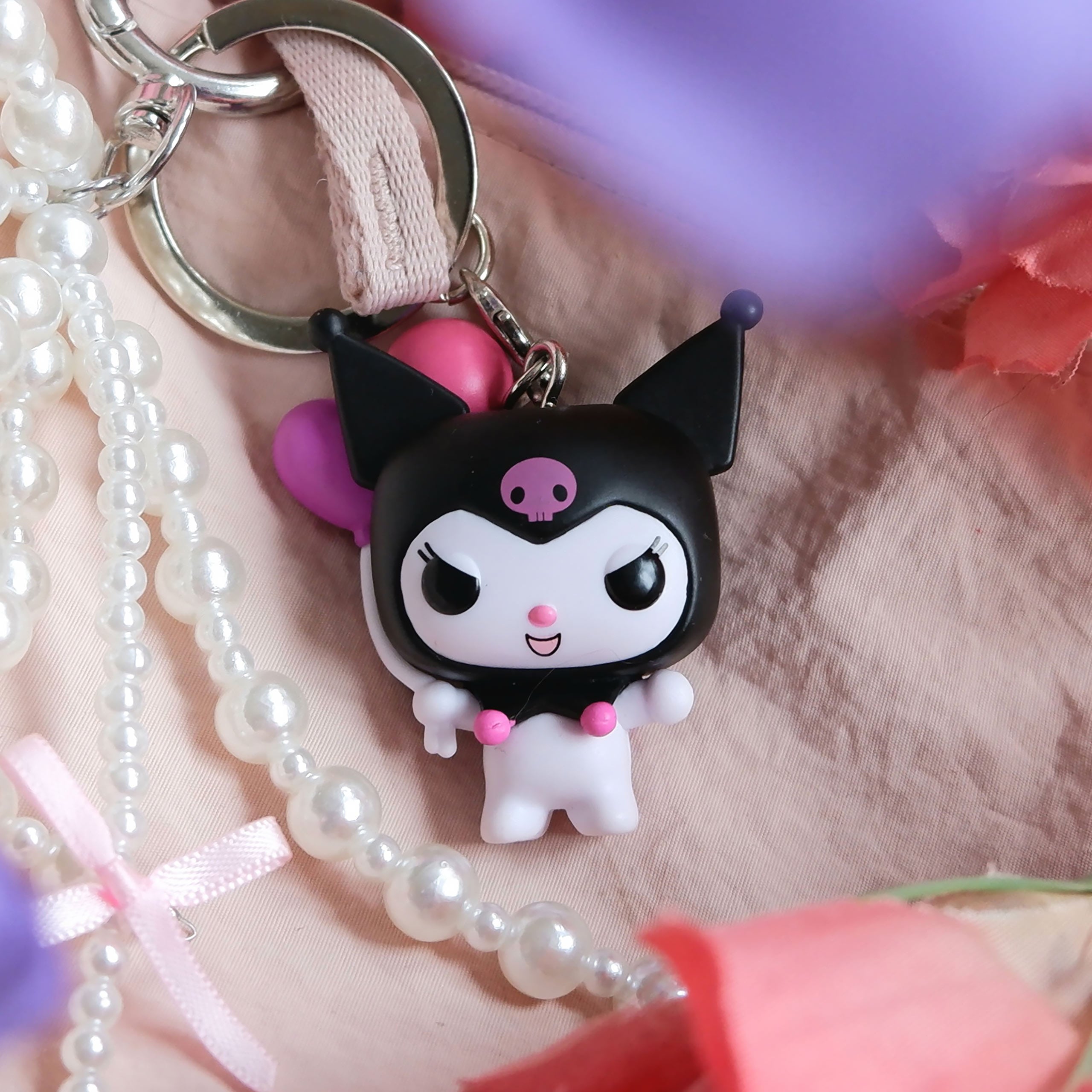 Immagine del prodotto Sanrio - Kuromi con Palloncini Portachiavi Funko Pop