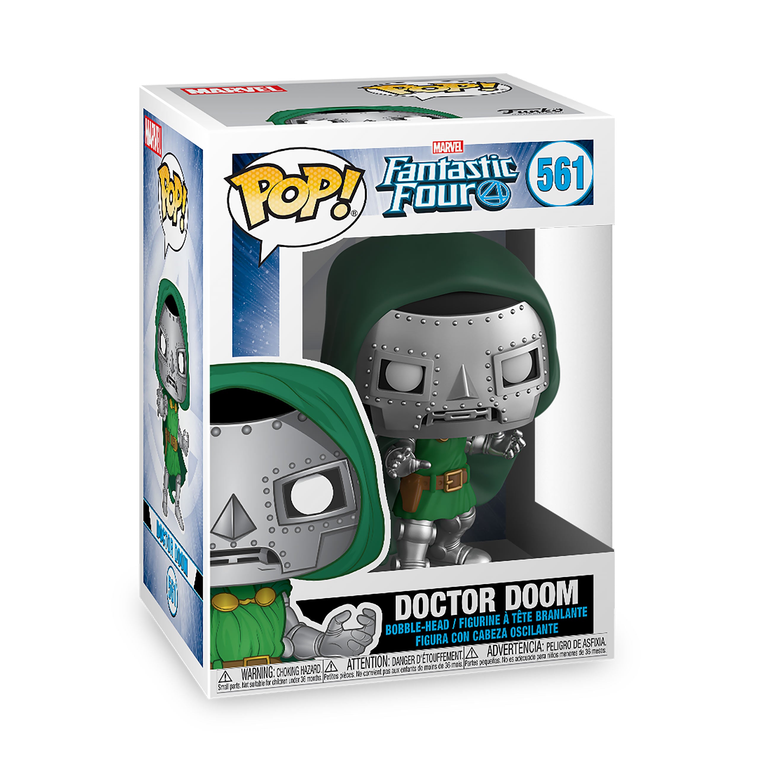 Immagine del prodotto Fantastic Four - Doctor Doom Funko Pop Figura con Testa Oscillante