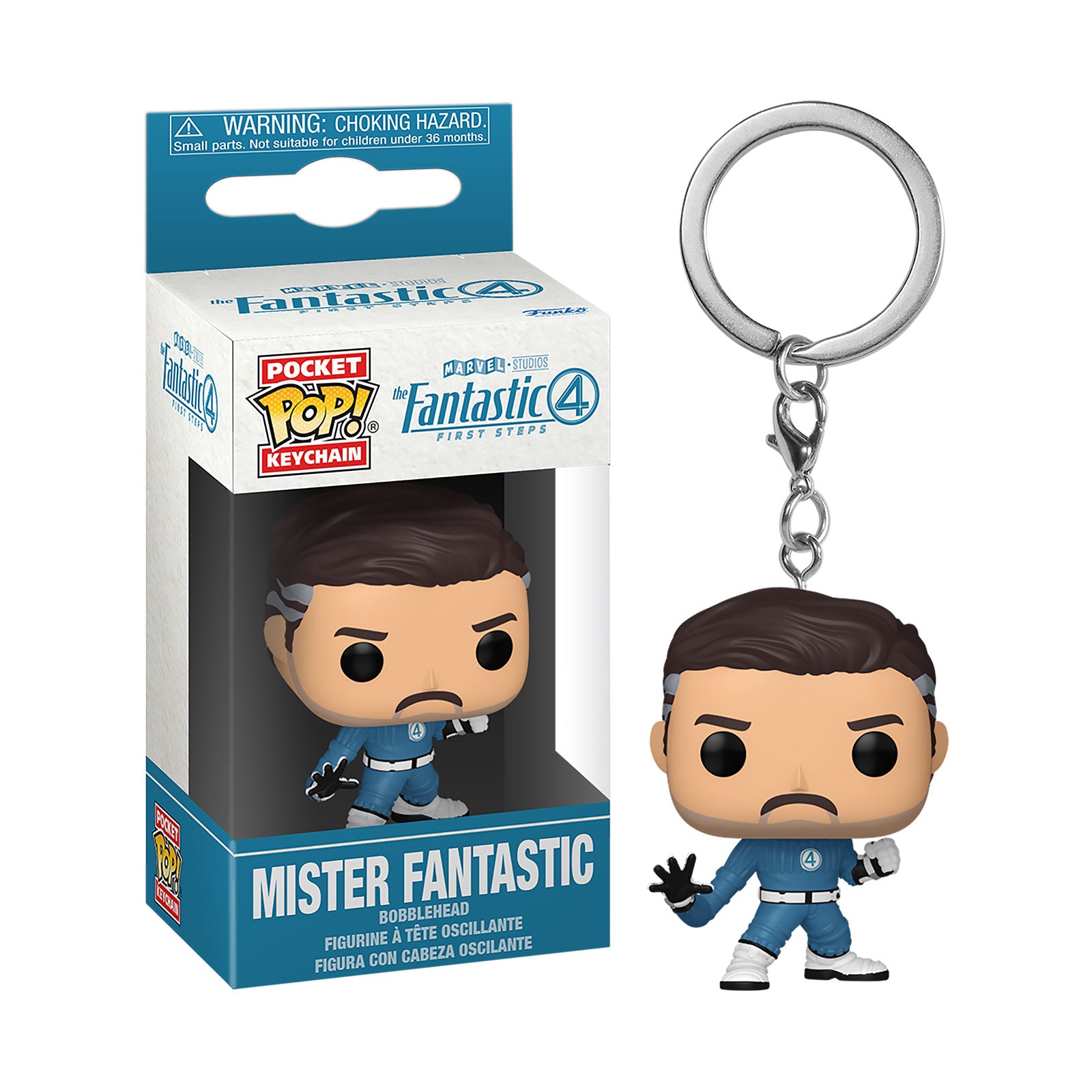 Immagine del prodotto I Fantastici Quattro - Mister Fantastic Portachiavi Funko Pop