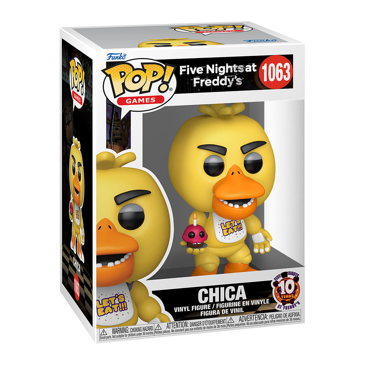 Immagine del prodotto Five Nights at Freddy's - Figura Funko Pop Chica 10° Anniversario
