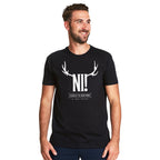 Immagine del prodotto T-shirt Ni! per fan di Monty Python nera