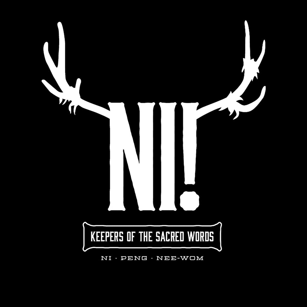 Immagine del prodotto T-shirt Ni! per fan di Monty Python nera