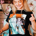 Immagine del prodotto T-shirt Maomao e Jinshi per i fan de I Diari dell'Apotecario