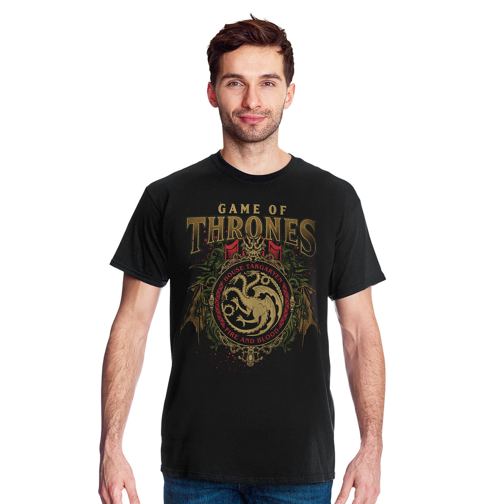 Immagine del prodotto Game of Thrones - T-Shirt Ornamenti Targaryen Nera