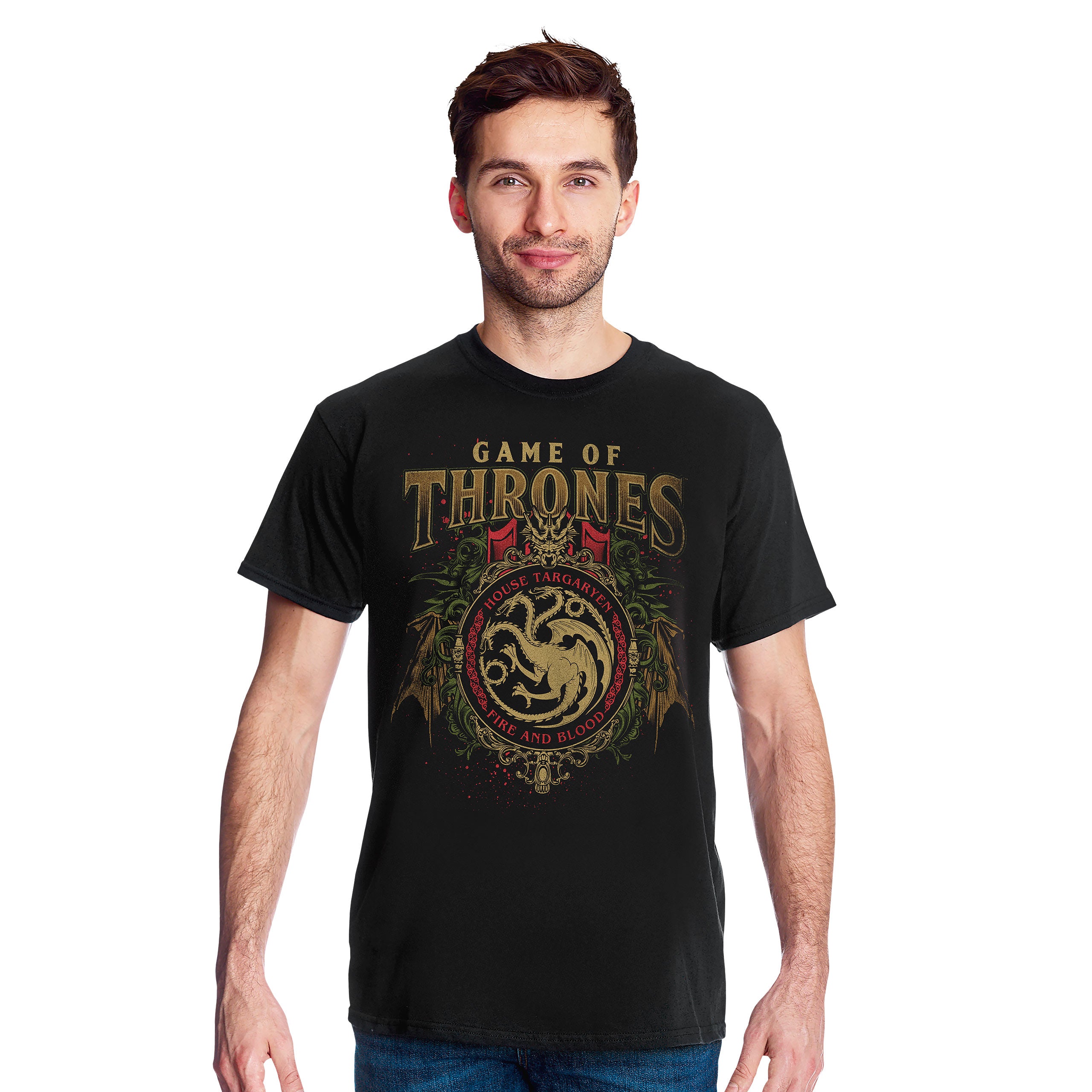 Immagine del prodotto Game of Thrones - T-Shirt Ornamenti Targaryen Nera
