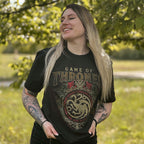 Immagine del prodotto Game of Thrones - T-Shirt Ornamenti Targaryen Nera