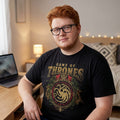 Immagine del prodotto Game of Thrones - T-Shirt Ornamenti Targaryen Nera
